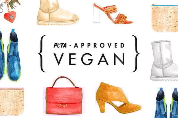 PETA Approved Vegan Fashion Banner Illustration