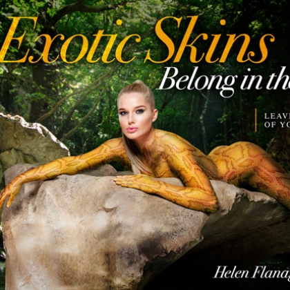 Helen Flanagan: Exotic Skins Belong in the Jungle