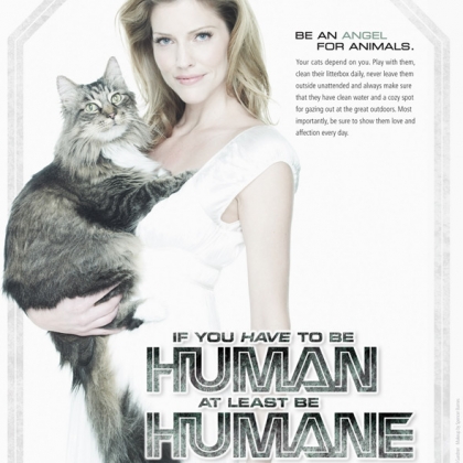 Tricia Helfer: If You Have to Be Human, at Least Be Humane