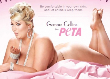Gemma Collins would rather go naked than wear fur