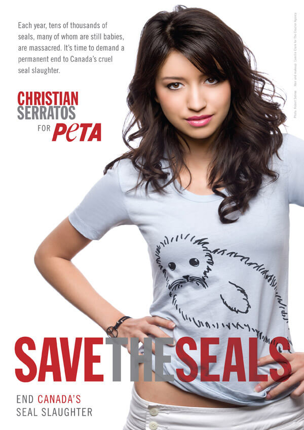 Christian Serratos: Save the Seals