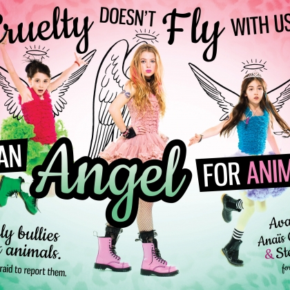 Ava Jones, Anais Gallagher and Stella Jones: Be an Angel for Animals