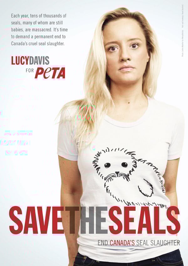 Lucy Davis: Save the Seals