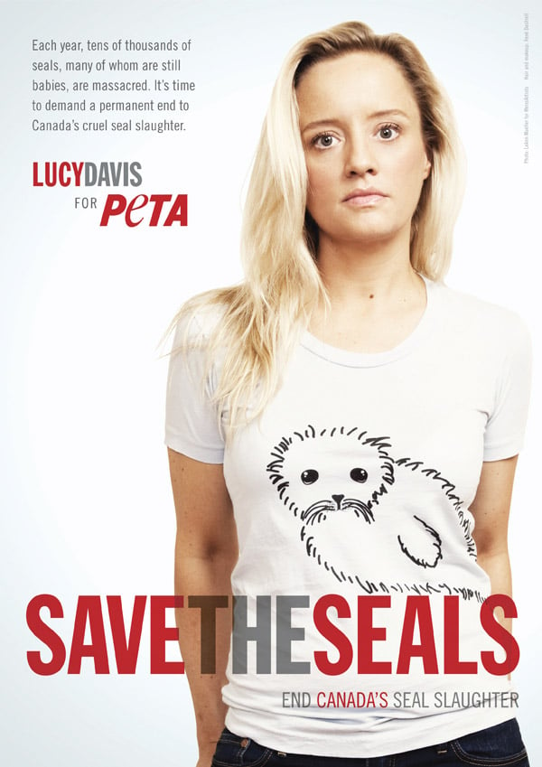 Lucy Davis: Save the Seals