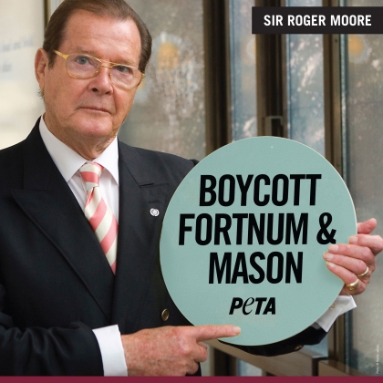 Roger Moore: Boycott Fortnum & Mason