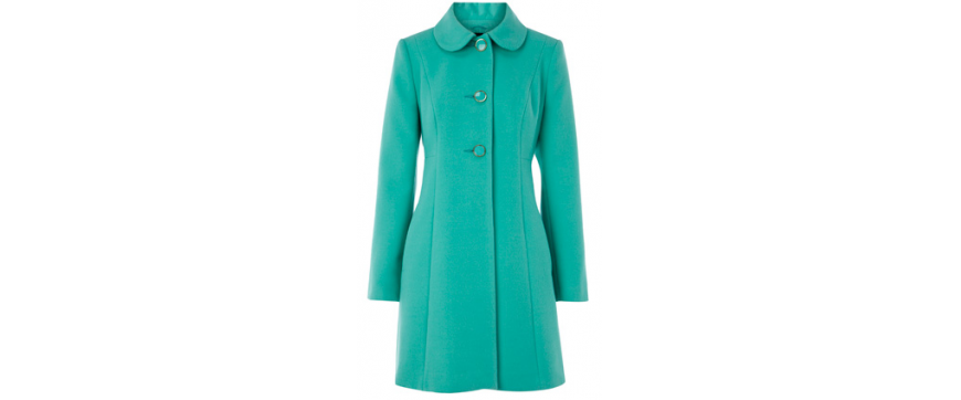 oasis teal coat