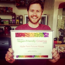 ANDY WITH PETA CERTIFICATE