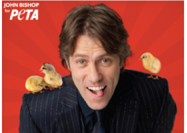 PETA Names the UK’s Top 5 Comedians Who Stand Up for Animals