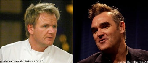 Gordon Ramsay Morrissey PETA