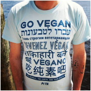 PETA Go Vegan T