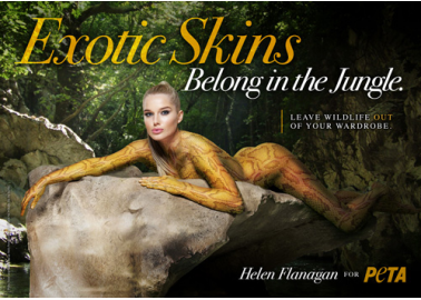 Helen Flanagan: Exotic Skins Belong in the Jungle!