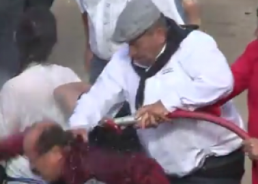 95 French Demonstrators Beaten, Kicked, Punched and Sprayed With Water