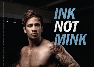 Danny Cipriani Bares His Skin to Help Animals Keep Theirs