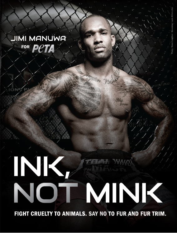 Jimi 'Poster Boy' Manuwa New PETA Ad