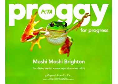 There’s Nothing Fishy About Moshi Moshi’s PETA Award