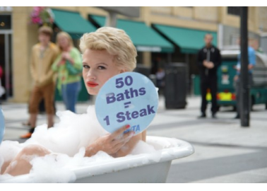 Clean Up Your Act for World Water Week, Say Bathing Vegan Volunteers