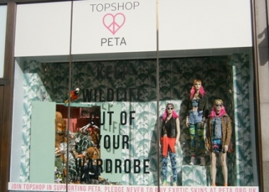A Top Message From Topshop: Keep Wildlife out of Your Wardrobe