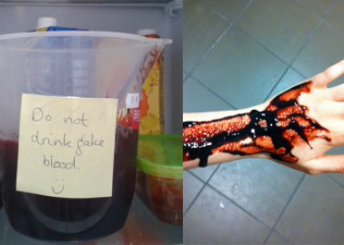 Why We’ve Just Ordered 4 Gallons of Fake Blood