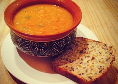 Recipe: Warming Orange Spice and Lentil Soup