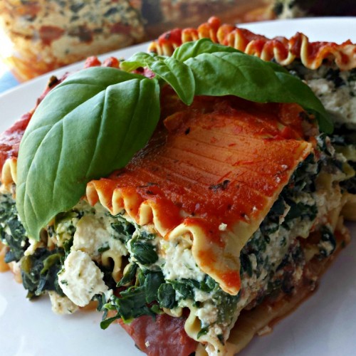 Vegan Spinach Tofu Lasagne Recipe