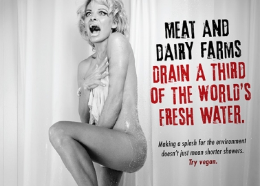 Pamela Anderson’s Shower Scene Makes a Splash for Eco-Friendly Eating