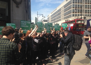 Benetton Feels the Heat on Angora Day of Action