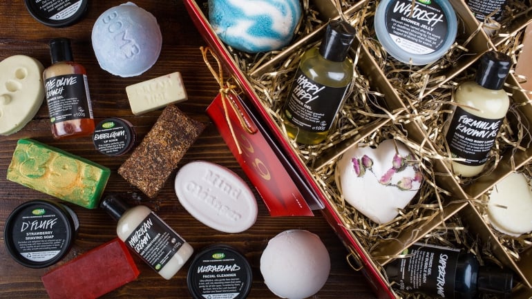 Lush products montage