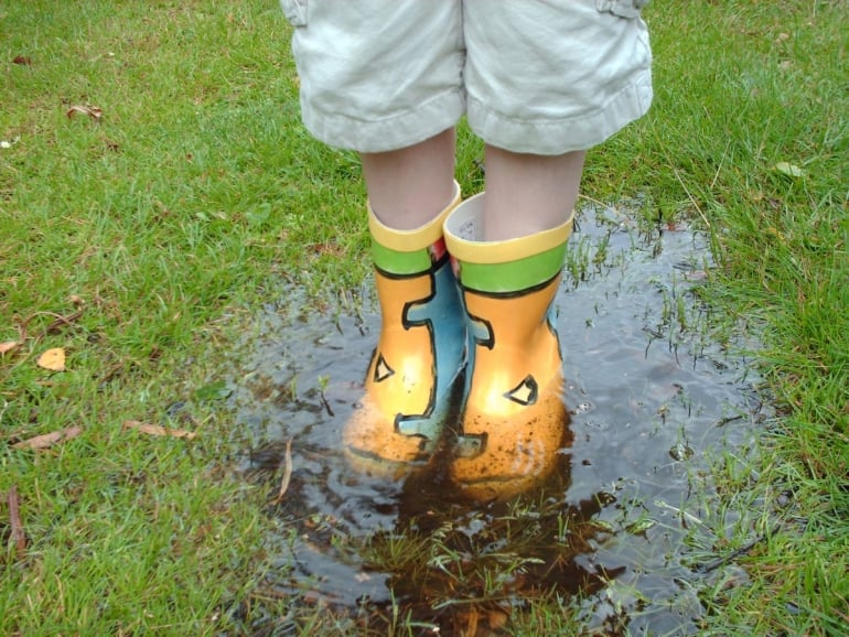 Stock wellies