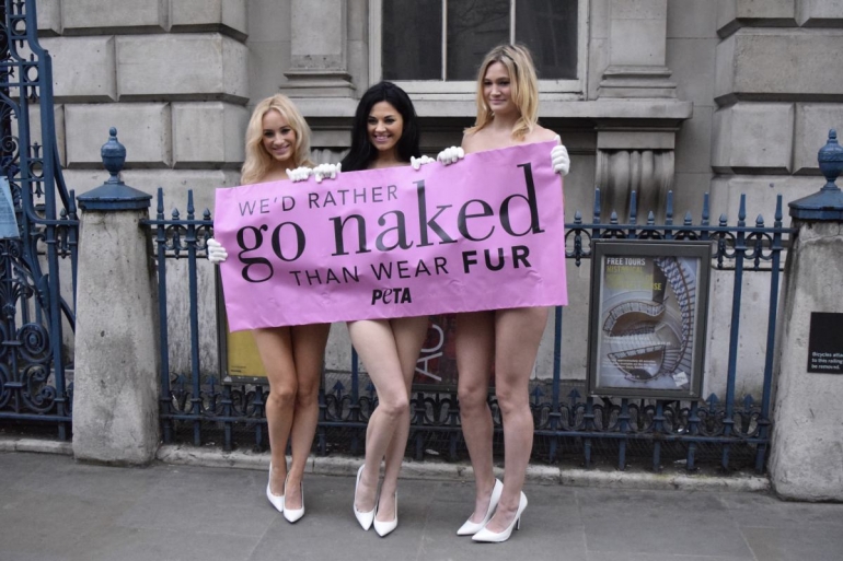 London Fashion Week Spring 2015 - Rather Go Naked Fur Demo_mini