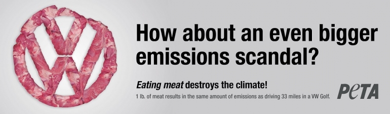 PETA US VW-Billboard