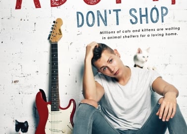 What’s Cuter Than The Vamps’ James McVey? James Plus Kittens, For PETA!