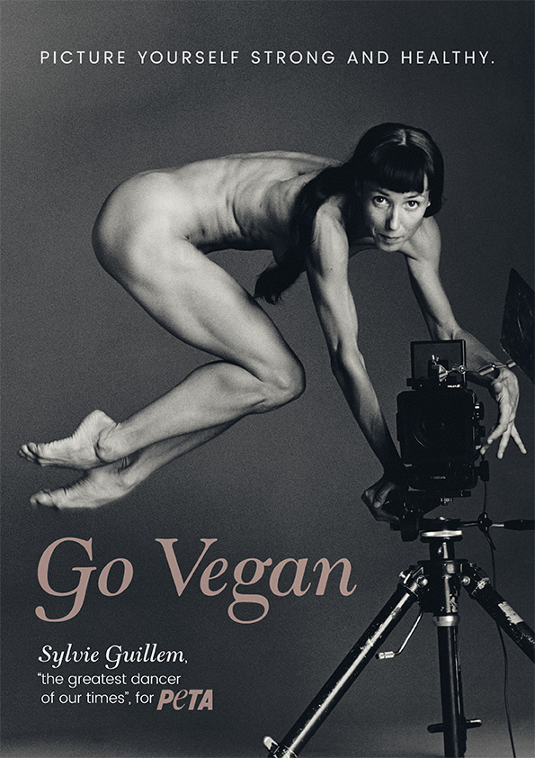 Sylvie Guillem Vegan Ad