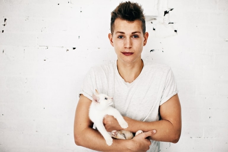 James McVey PETA Kitten