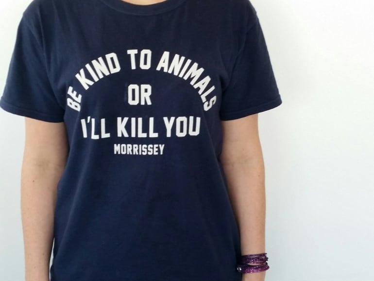 Morrissey Be Kind to Animals Tee