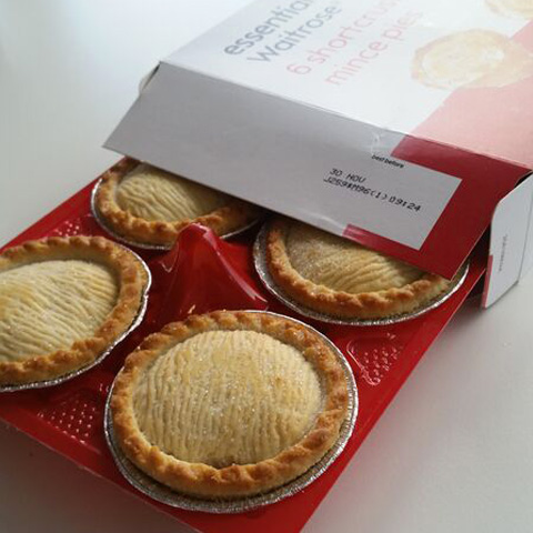 Vegan Christmas Waitrose Mince Pies