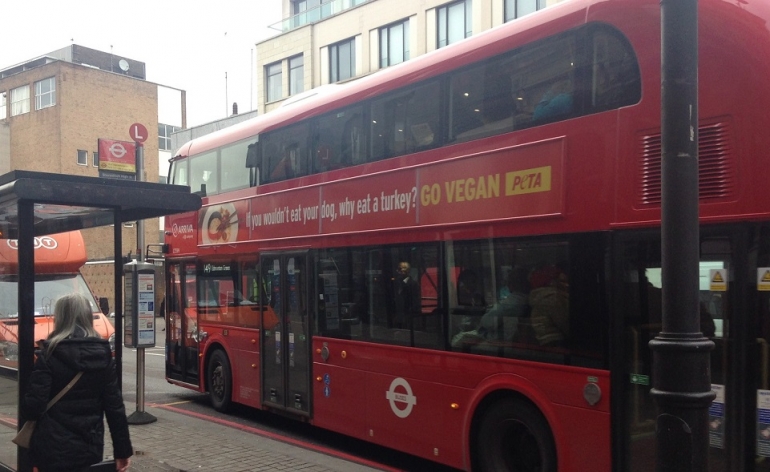 PETA London Bus