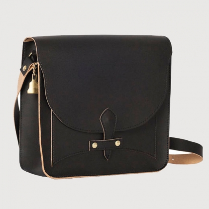 Wilby Vegan Black Satchel