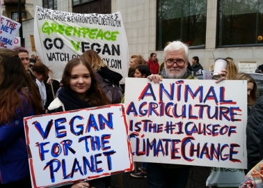 15 Wonderful Pro-Vegan Signs Spotted at the London #ClimateMarch