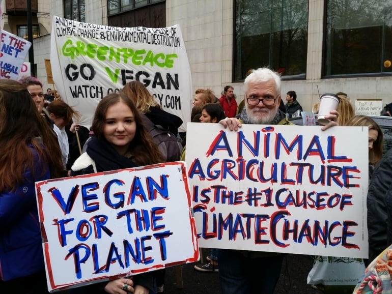 Vegan London Climate March