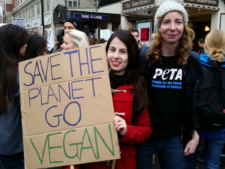 Vegan London Climate March