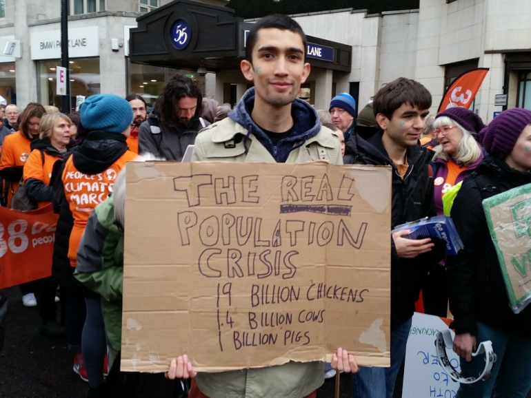 Vegan London Climate March