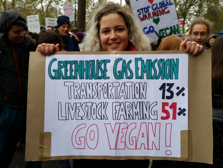 Vegan London Climate March