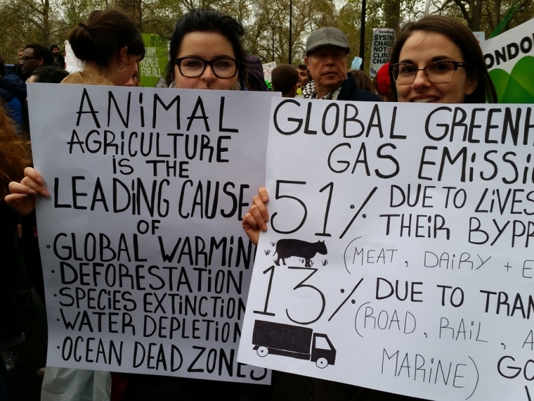 Vegan London Climate March