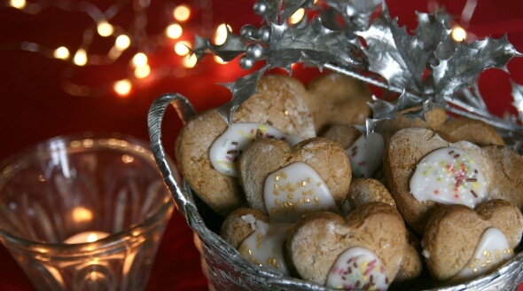 Vegan Christmas Iced Gingerbread Biscuits