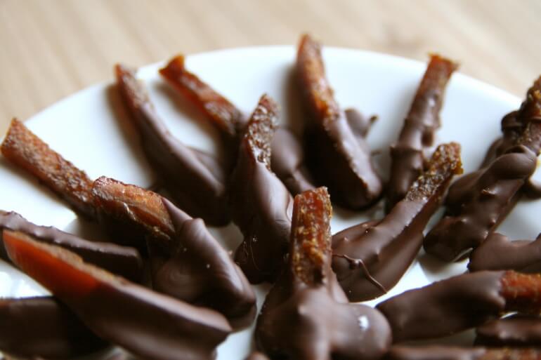 Vegan Christmas Candied Orange Peel