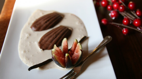 Vegan Christmas Fondant au Chocolat