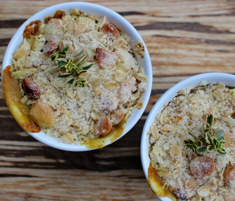 Crumble Pots Christmas Vegan