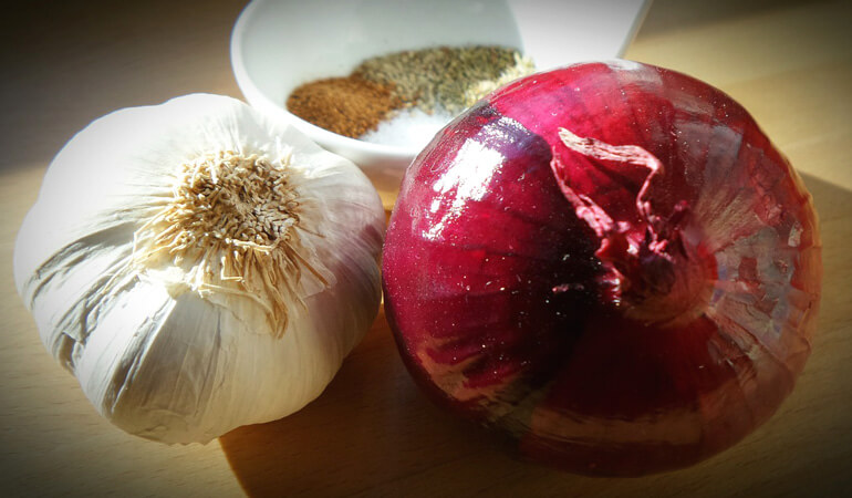 Onion Garlic Herbs