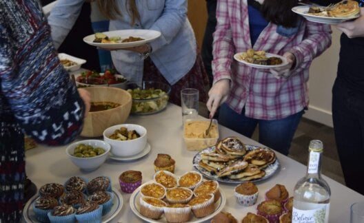 Staff Potluck Vegan Food