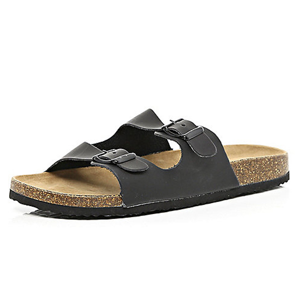 River Island Mens Black Sandals